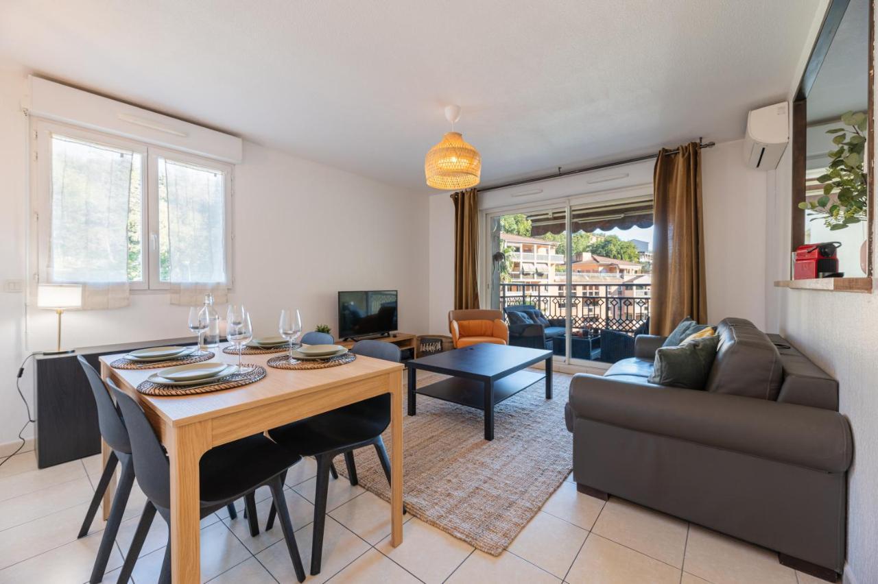 Appartement Familial, Terrasse, Val Des Castagnins Menton Exterior foto