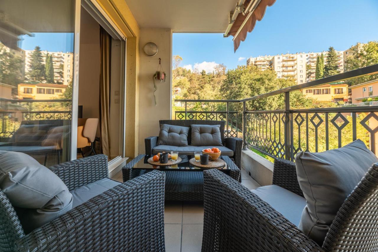 Appartement Familial, Terrasse, Val Des Castagnins Menton Exterior foto